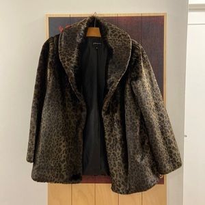 Leopard Print Coat || Vintage